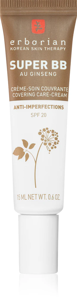 Erborian Super BB BB cream for a flawless and even appearance of the skin small pack Farbton Chocolat 15 ml