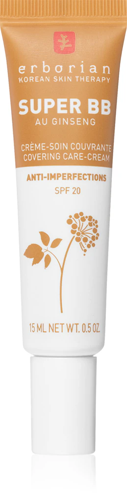 Erborian Super BB BB cream for a flawless and even appearance of the skin small pack Farbton Caramel 15 ml