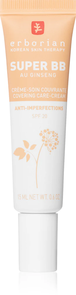 Erborian Super BB BB cream for a flawless and even appearance of the skin small pack None