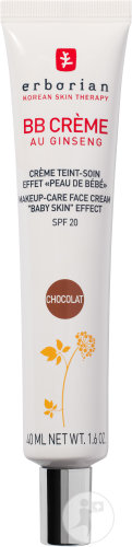 Erborian Super BB with Ginseng Covering Care Cream Against Impurities SPF20 Chocolate Tube 40ml