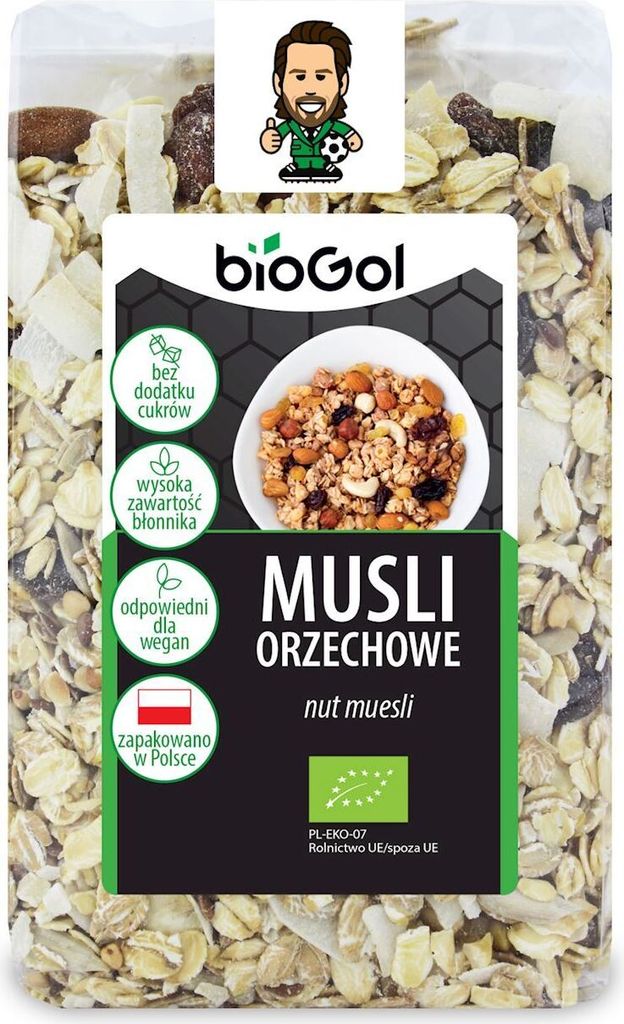 Biogo PEANUT MUESLI 300 g - BIOGOL