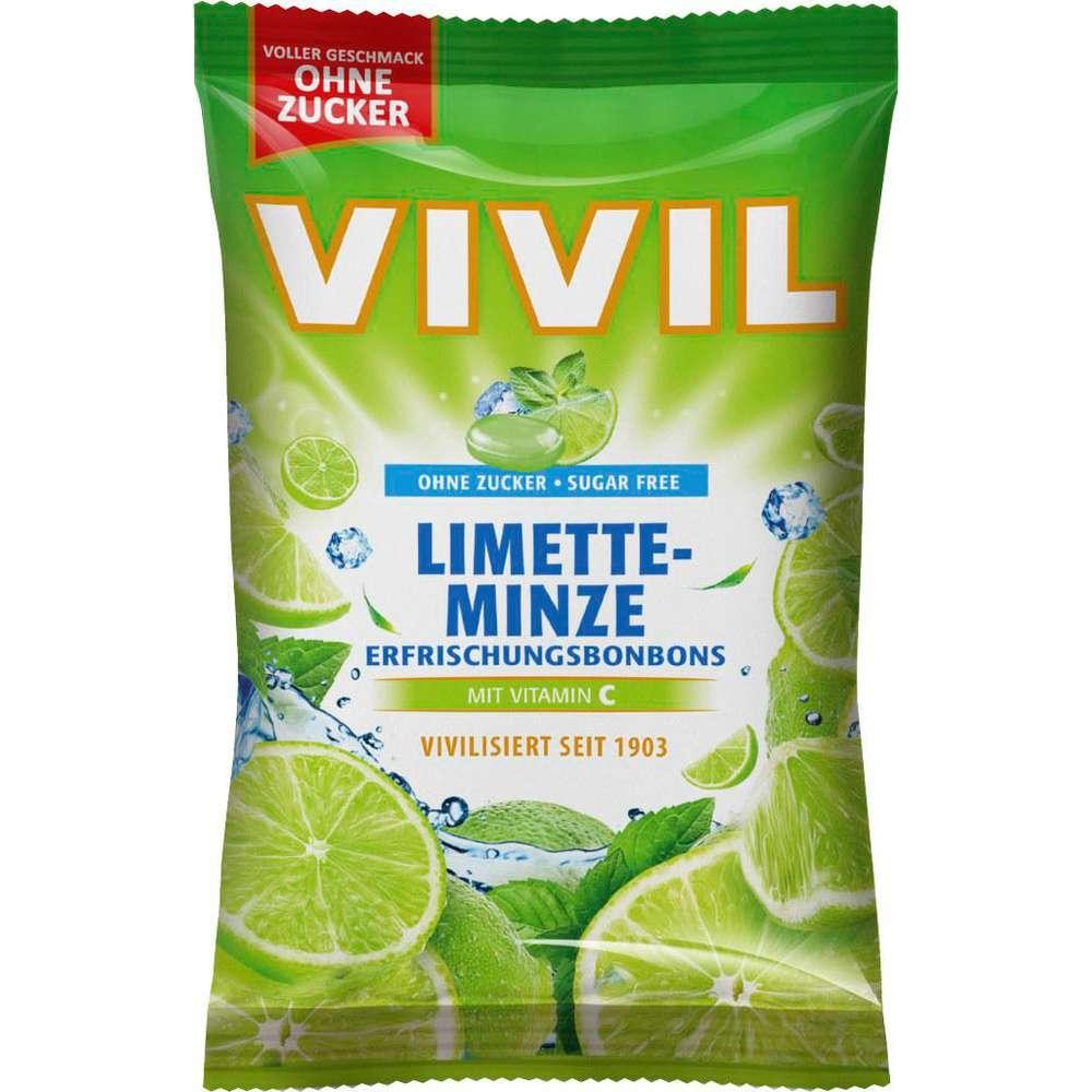 VIVIL Refreshing candies, lime-mint, sugar-free