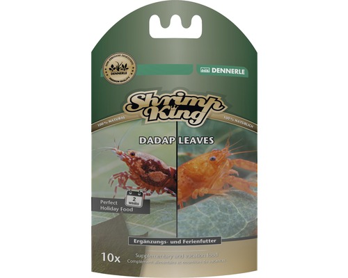 Supplementary food, holiday food DENNERLE ShrimpKing Dadap Leaves