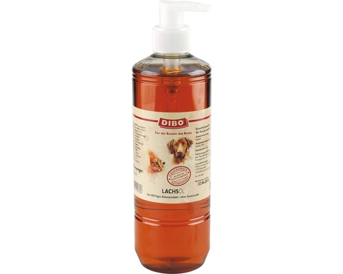 Supplementary food for dogs and cats DIBO® salmon oil 500 ml
