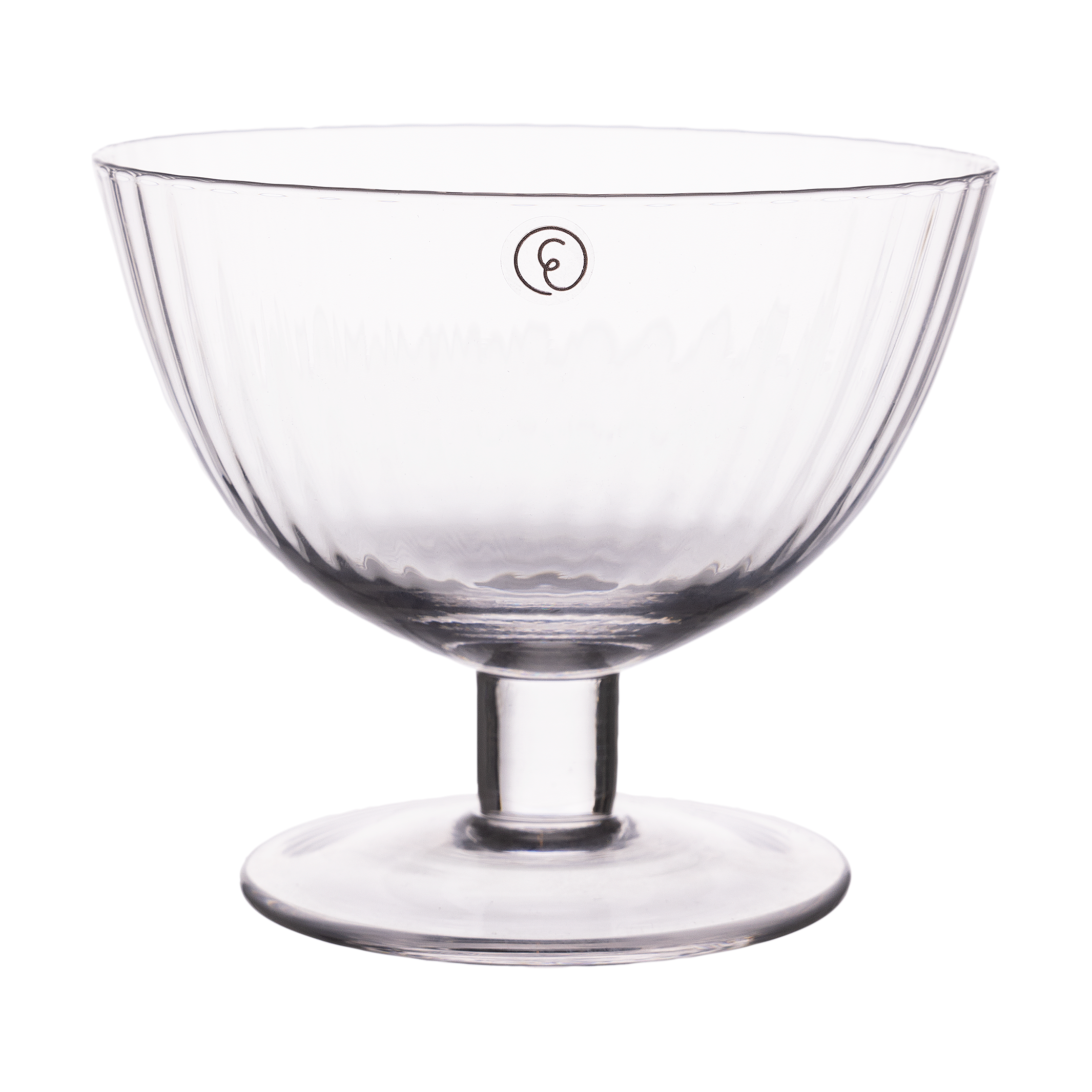 Ernst glass bowl on stand, 2-pack