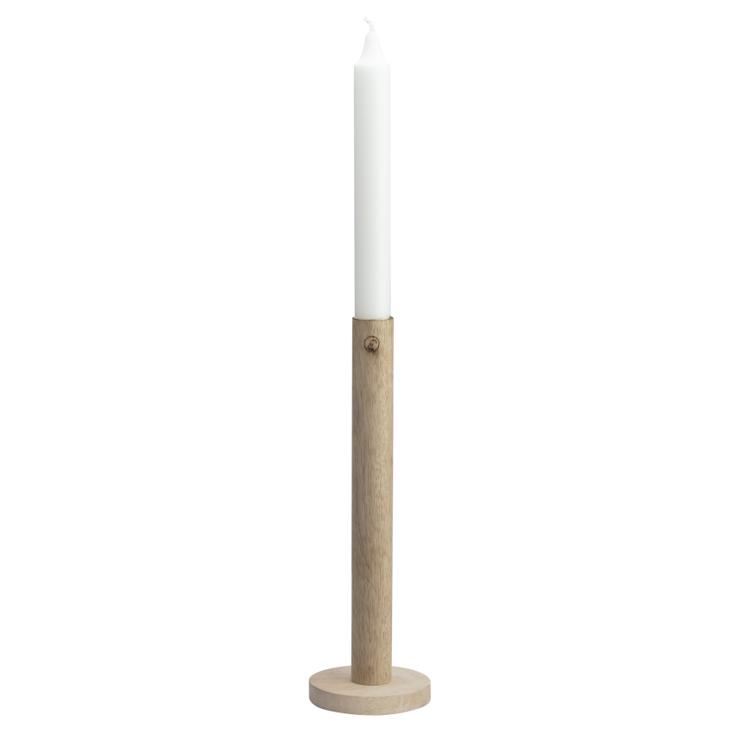 Ernst Candlestick Made Of Wood 25Cm