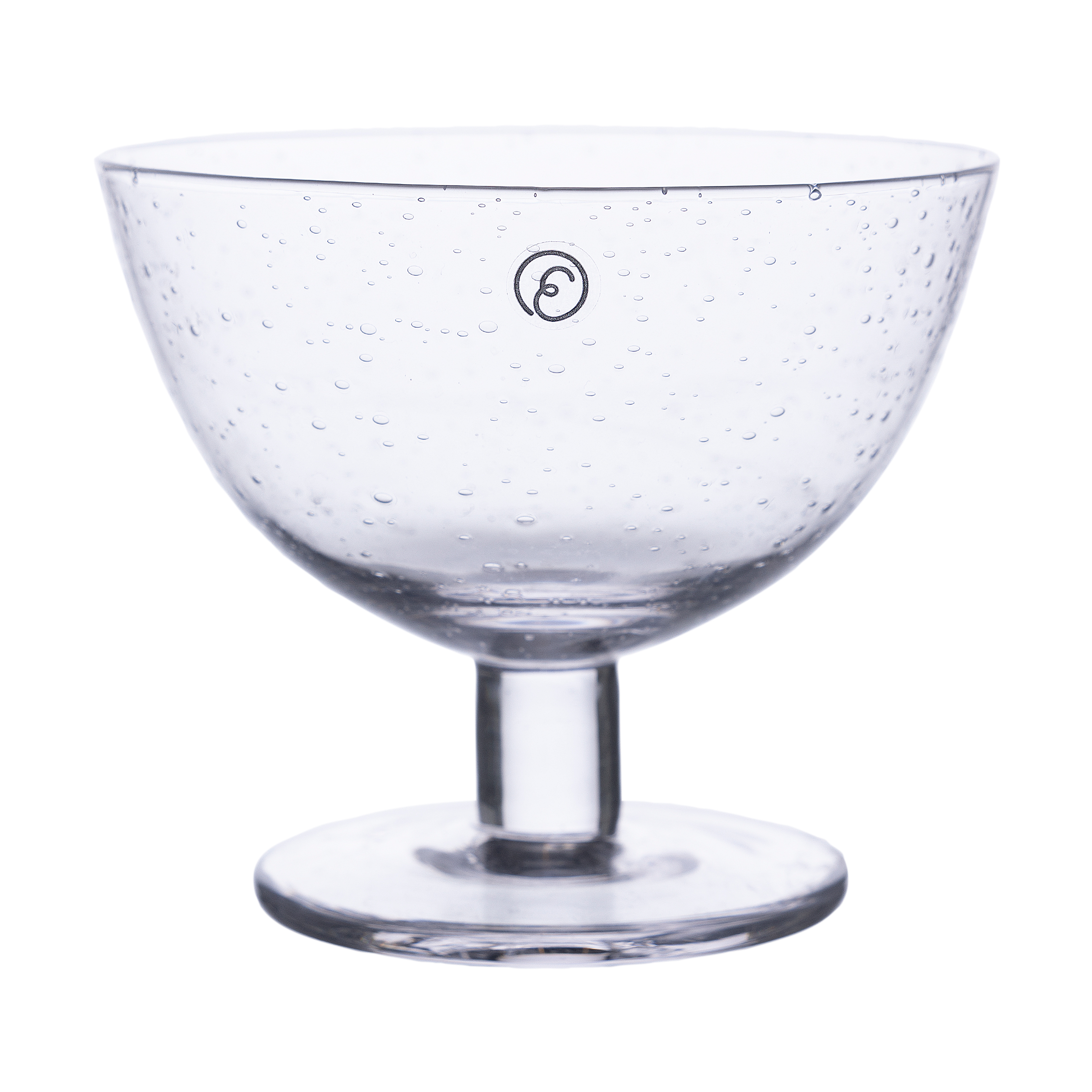 Ernst Glass Bowl with Bubbles, 2-Pack