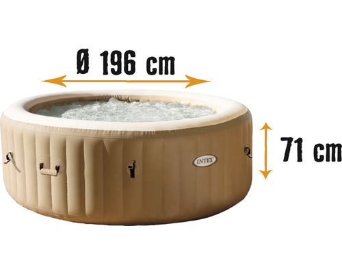Replacement pool for Intex Inflatable Whirlpool Pure Spa 128404GN/128426 Sahara