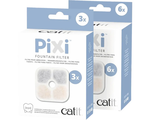 Replacement filter drinking fountain catit Pixi Fountain pack of 3, cat fountain