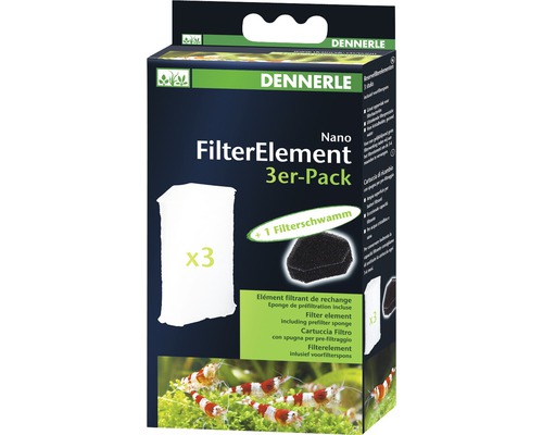 Replacement cartridge DENNERLE Nano corner filter pack of 3