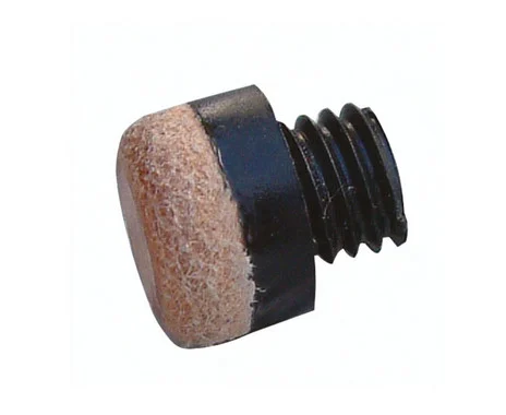 Replacement leather tips for billiard cues, 10 pieces