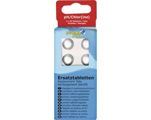 Replacement tablets Planet Pool pH/Chlorine 60 pieces