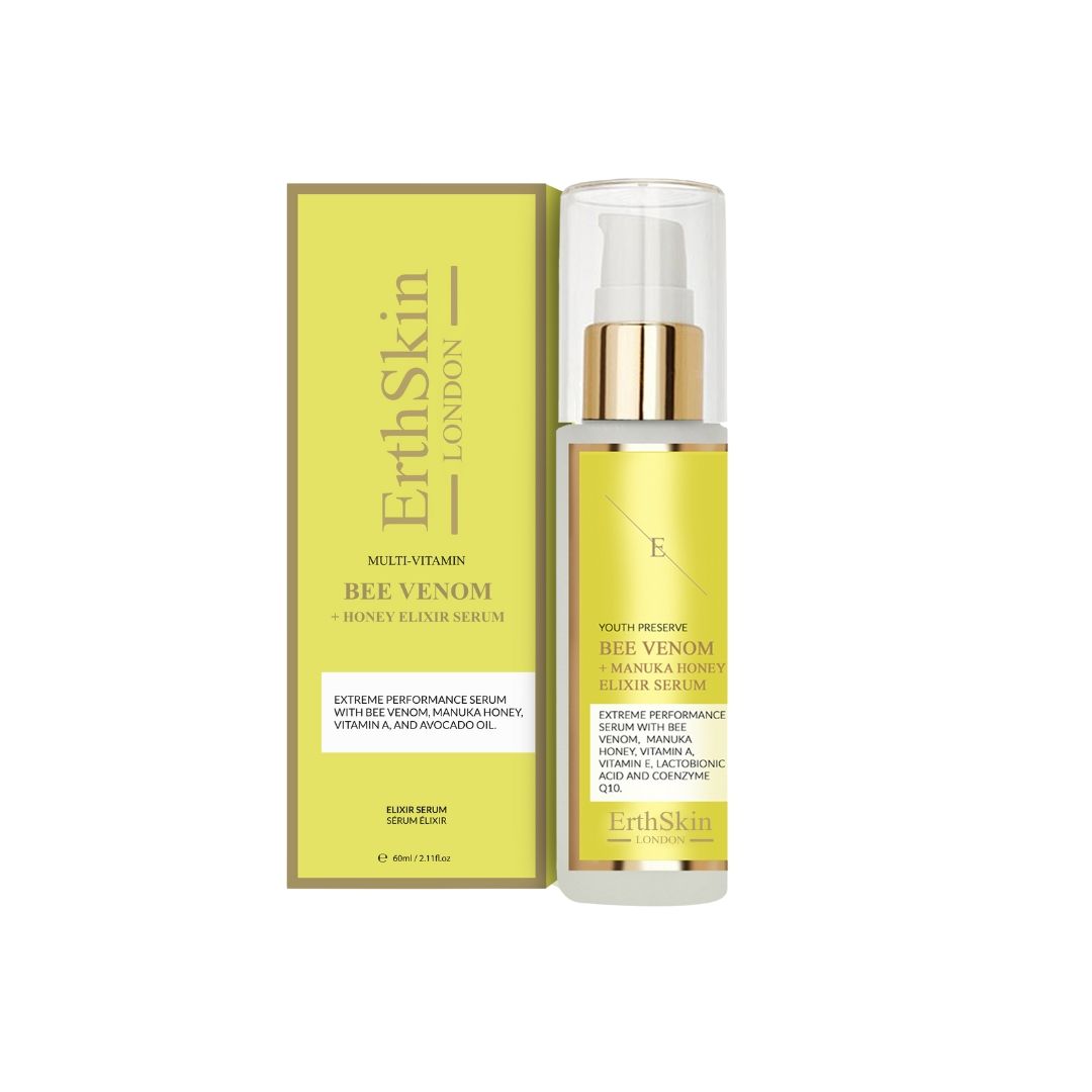 Erth skin london Bienenvenen + Manuka Honig Elixierserum 60 ml