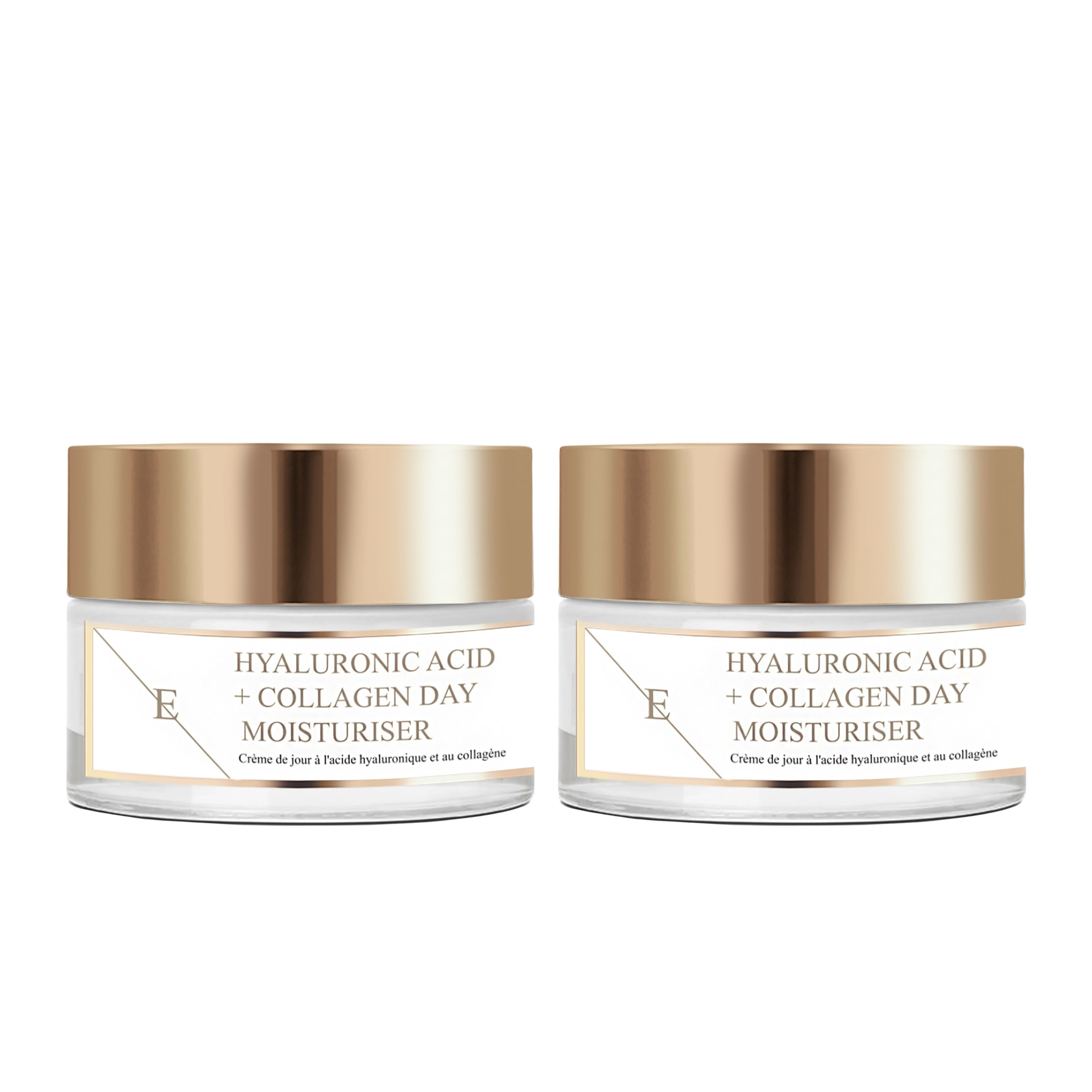 Erth skin london hyaluronic + collagen day cream duo 100 ml