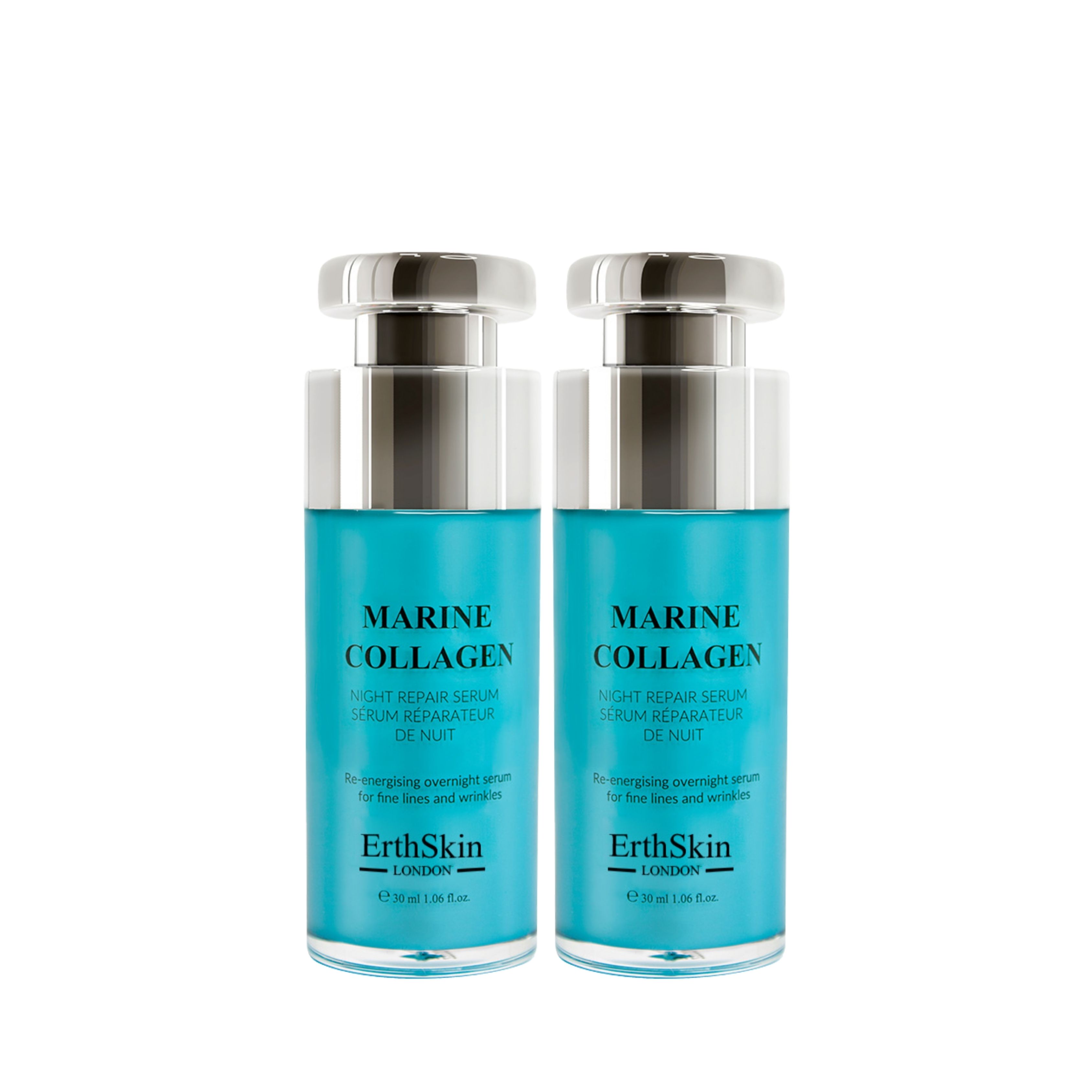 Erth skin london Marin Collagen Night Repair Serum Anti-Aging set 60 ml
