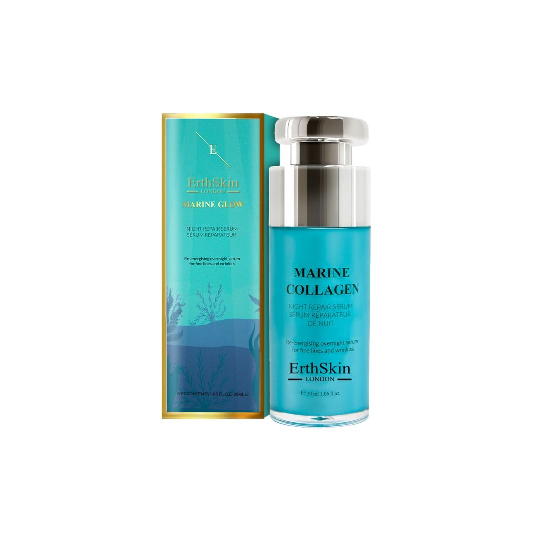 Erth skin london Meereskollagen Nacht Reparaturserum  Anti-Aging 30 ml