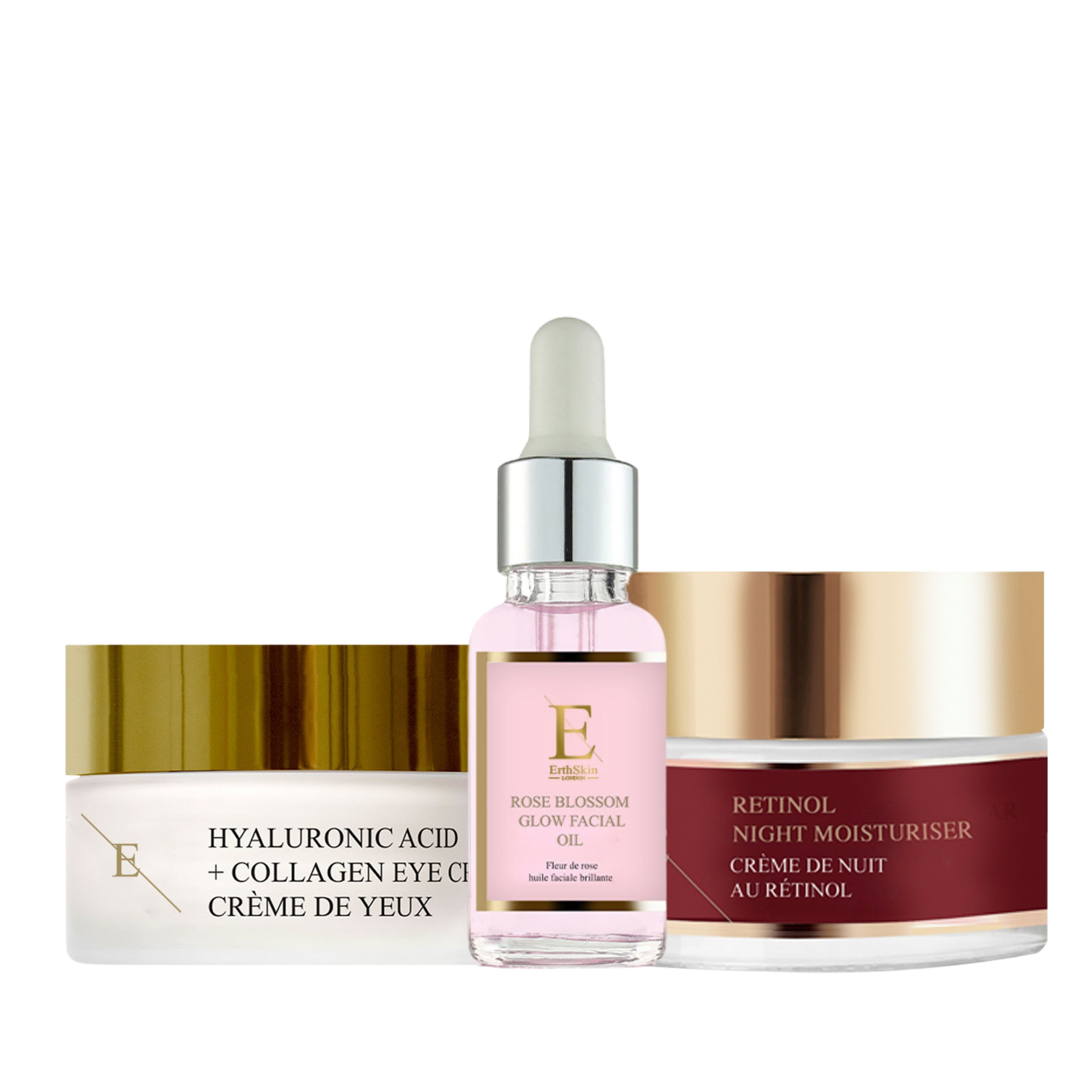 Erth skin london Retinol Nachtpflege  Anti-Aging Set 110 ml