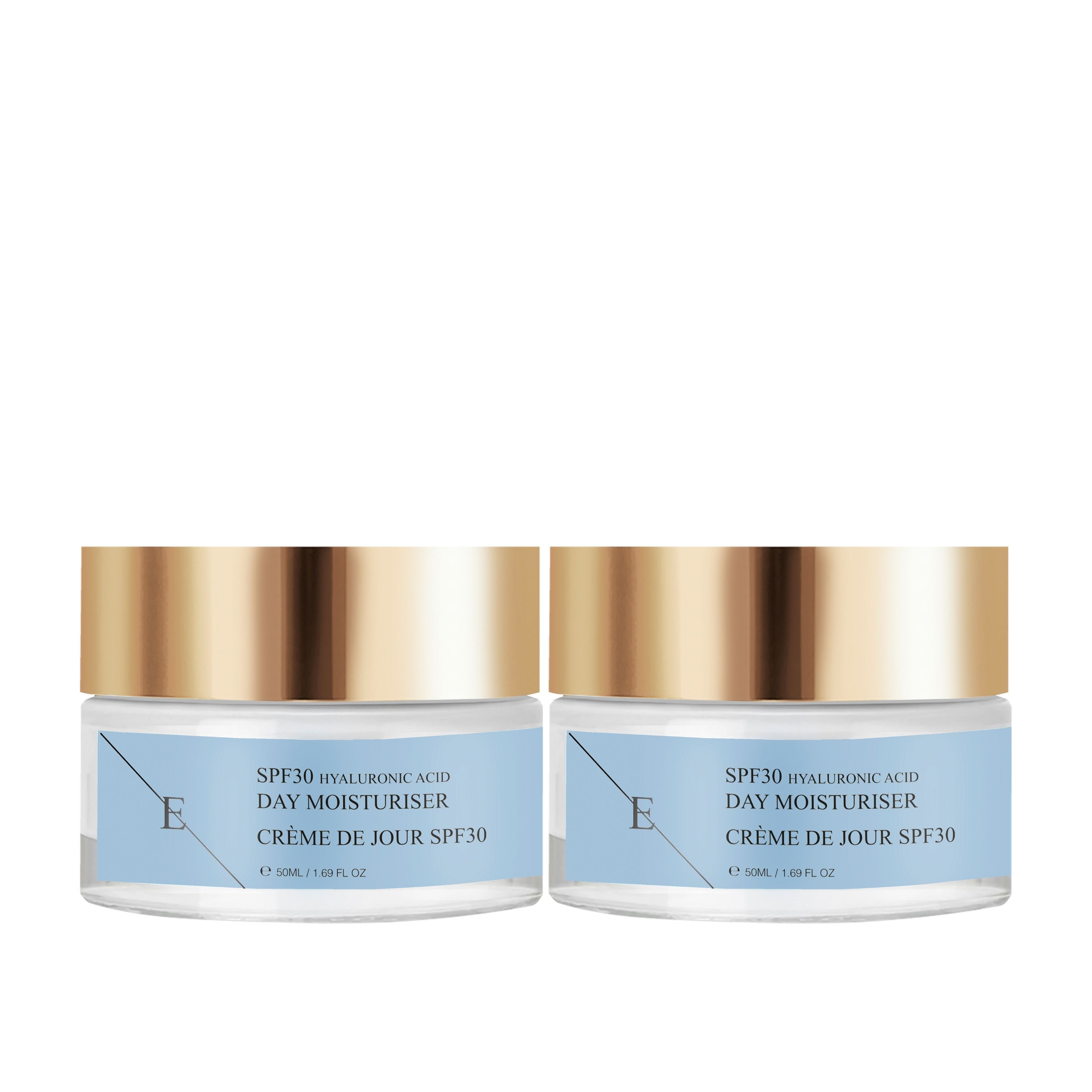 Erth skin london SPF 30 hyaluronic acid day cream set 100 ml