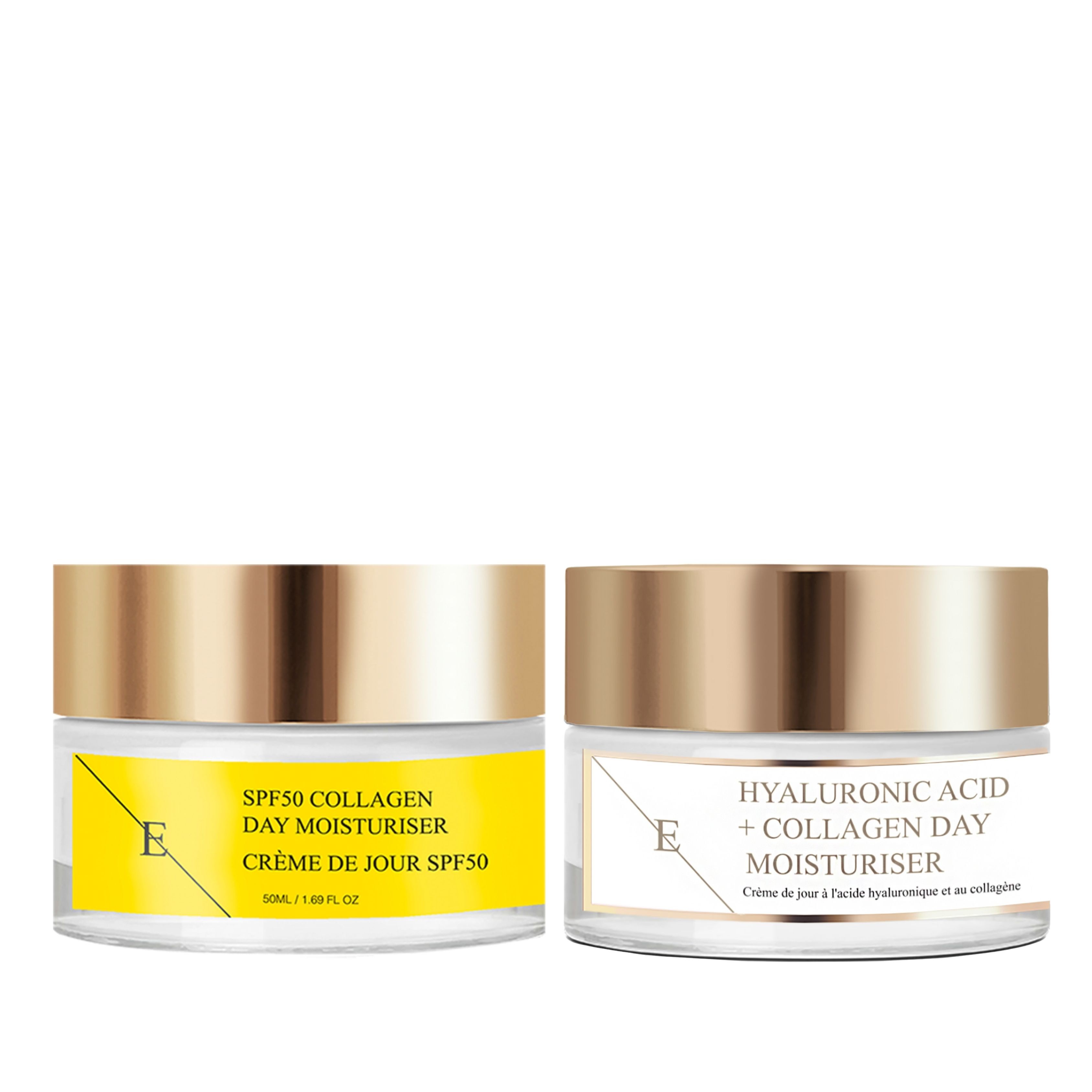 Erth skin london day cream SPF50+ hyaluronic day cream set 100 ml