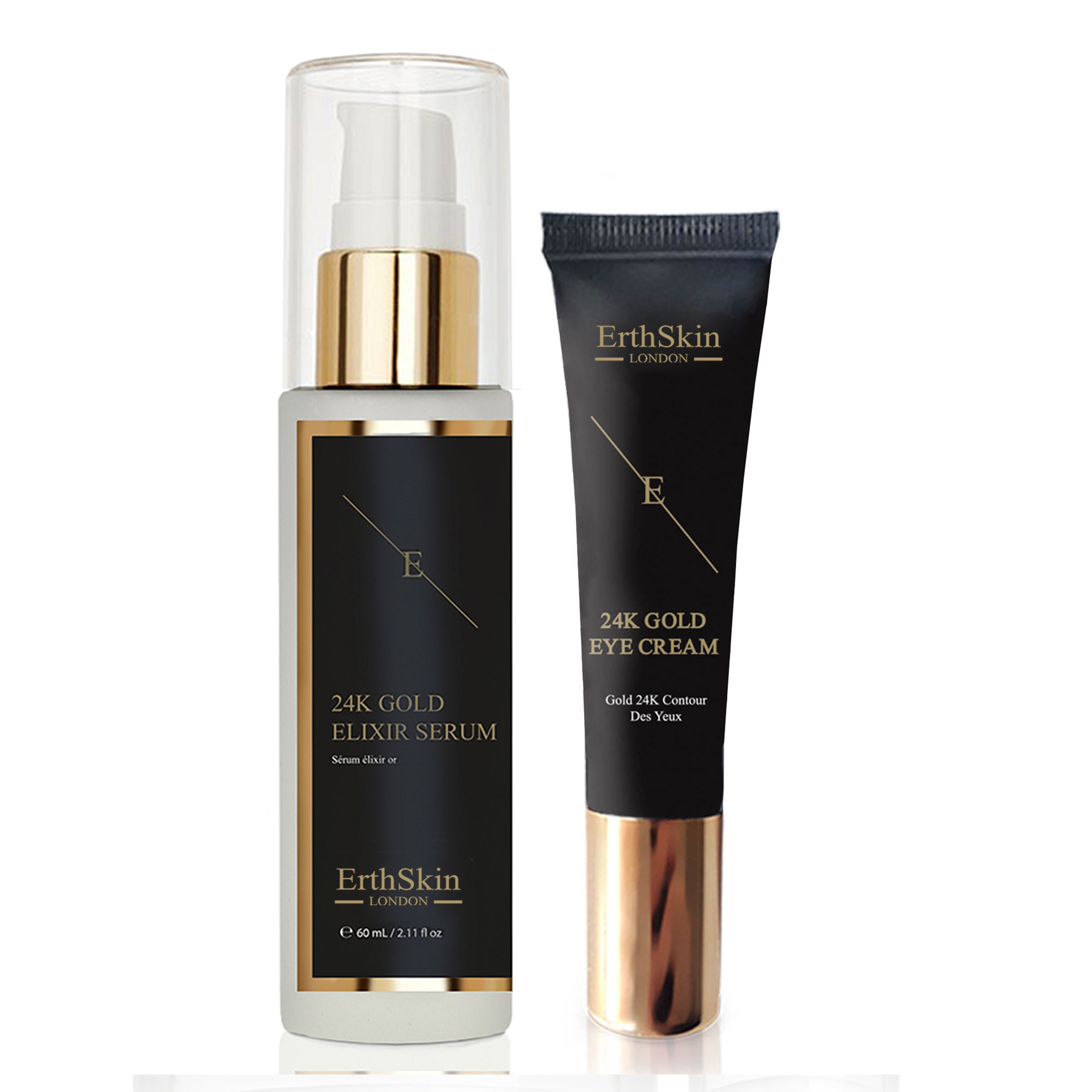 ErthSkin London Anti-Wrinkle Elixir Serum + Eye Cream Set