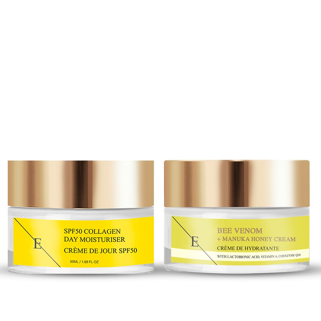 ErthSkin London Bee Venom + Manuka Honey Cream + SPF COLLAGEN DAY CREAM set 1 St