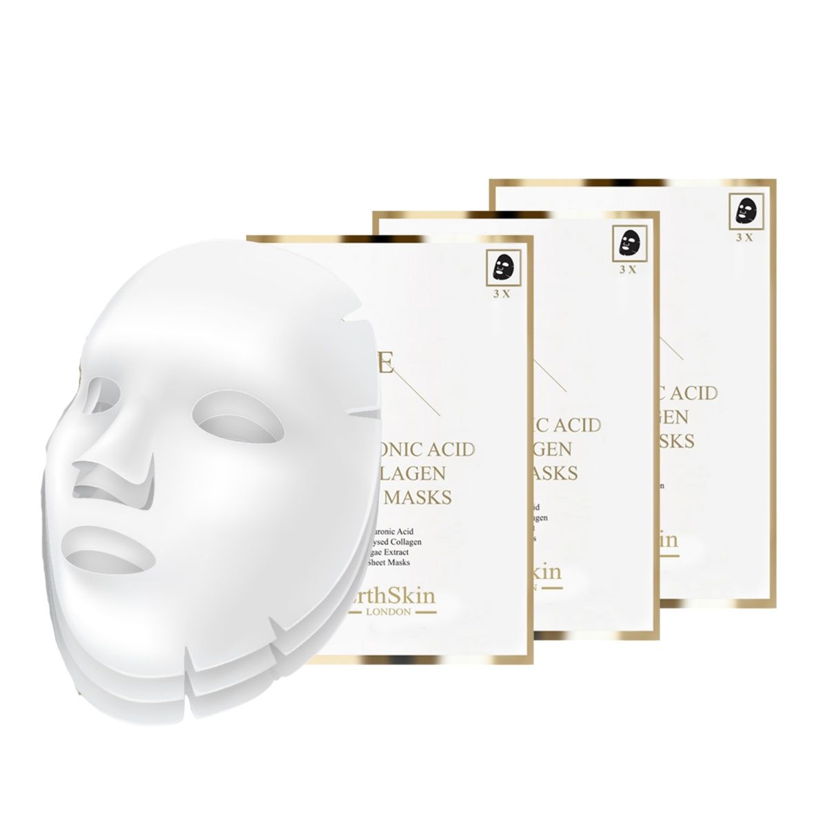 ErthSkin London Hyaluronic Acid and Collagen Mask Set 1 St