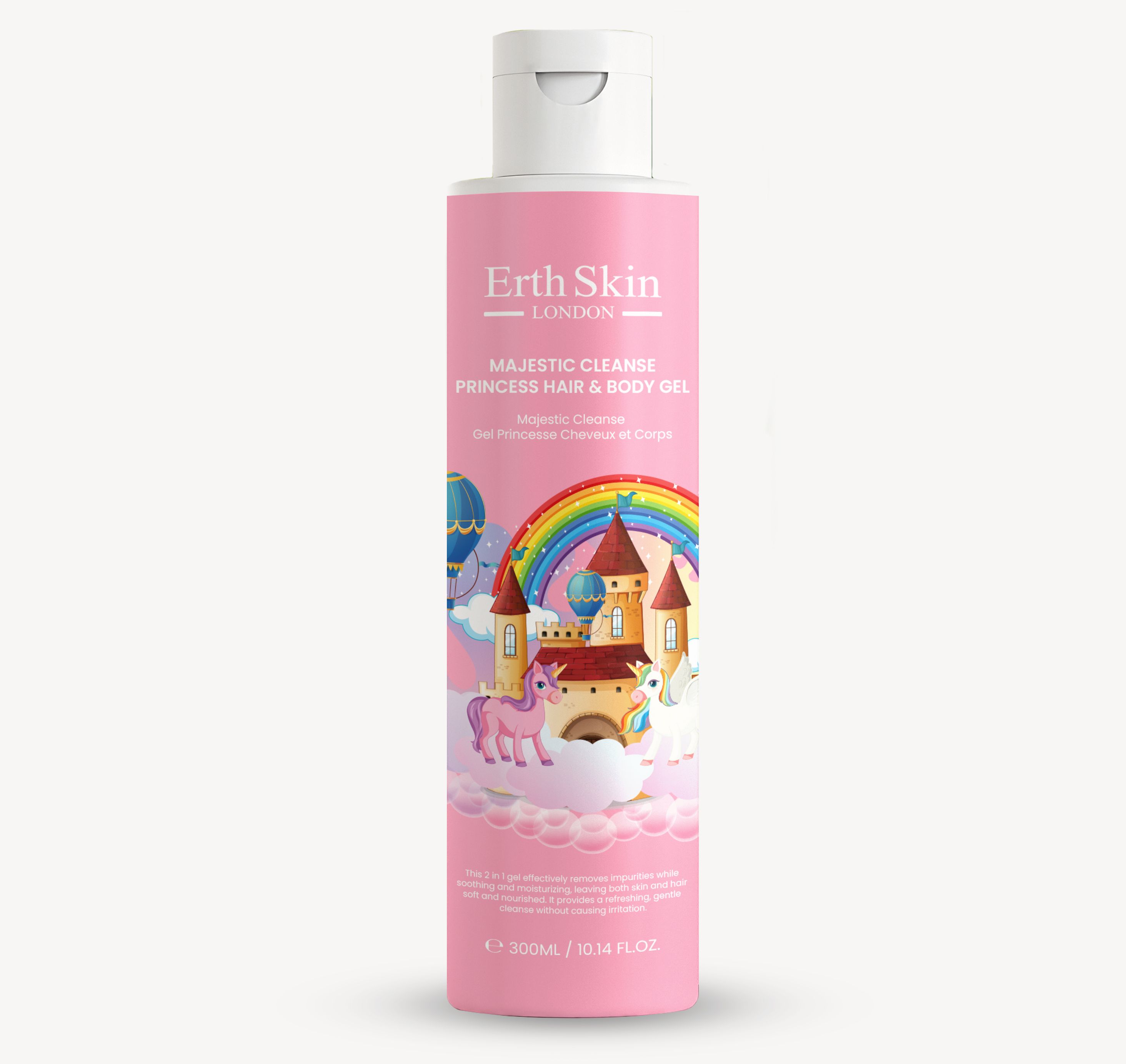 ErthSkin London MAJESTIC CLEANSE PRINCESS HAIR & BODY GEL 300 ml