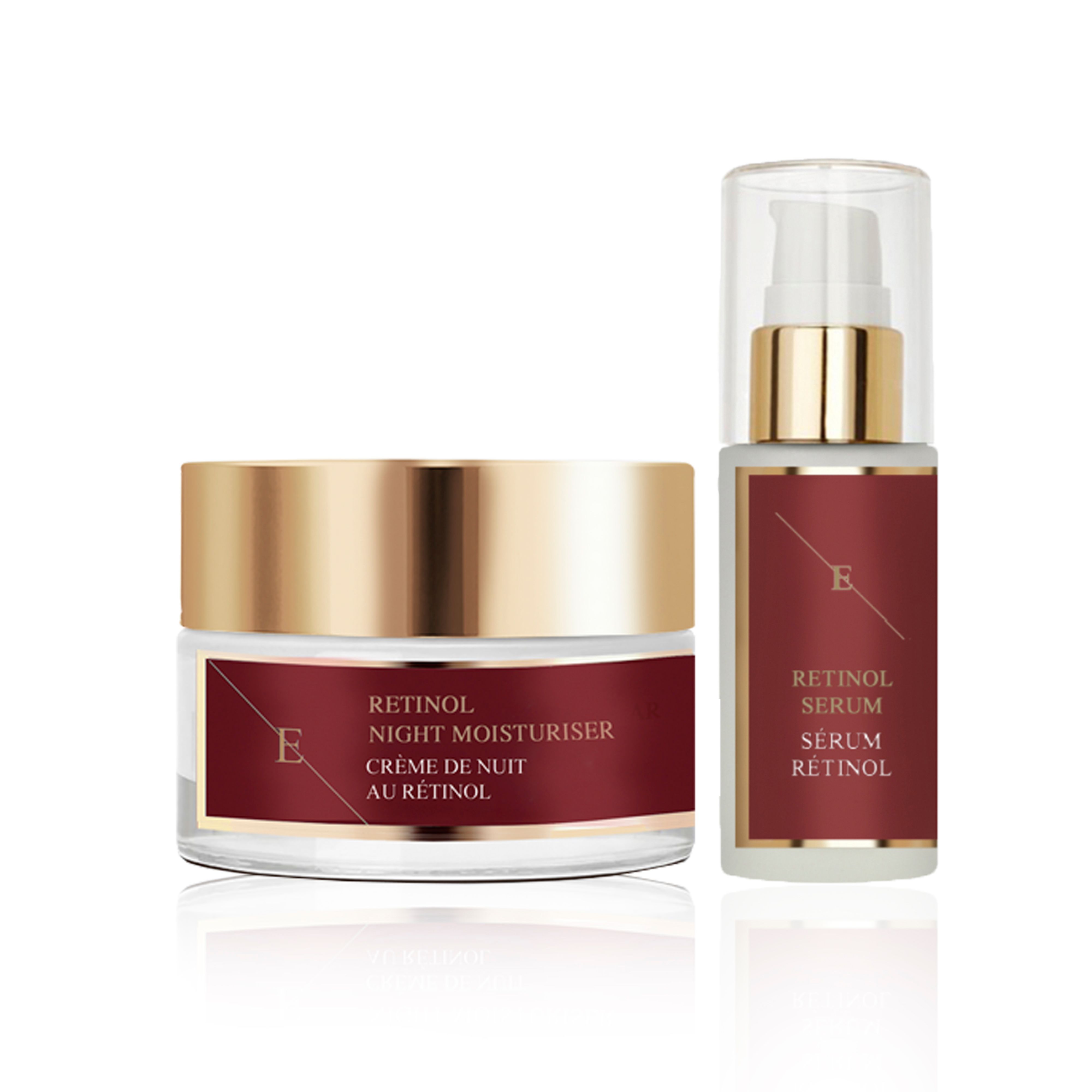 ErthSkin London Retinol serum + Retinol night moisturizer set 1 St