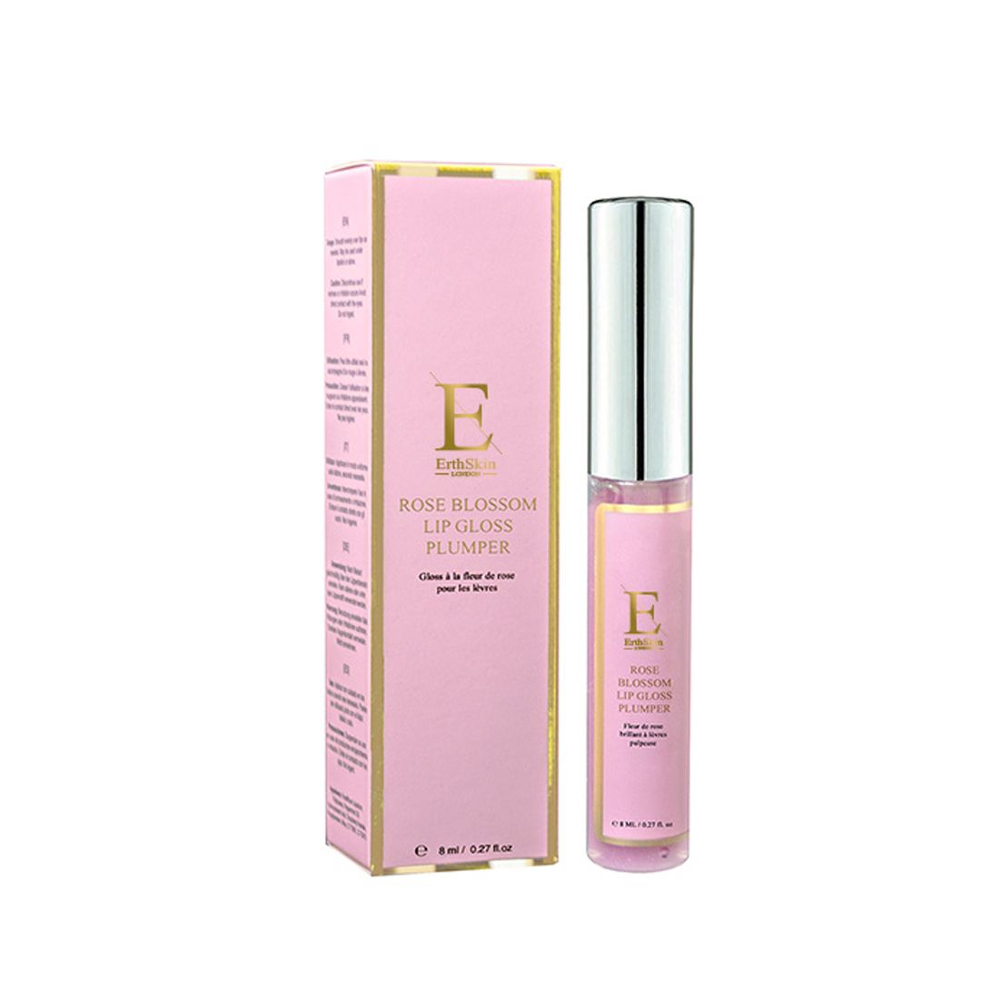 ErthSkin London Rose Petal Lip Gloss, plump 8 ml