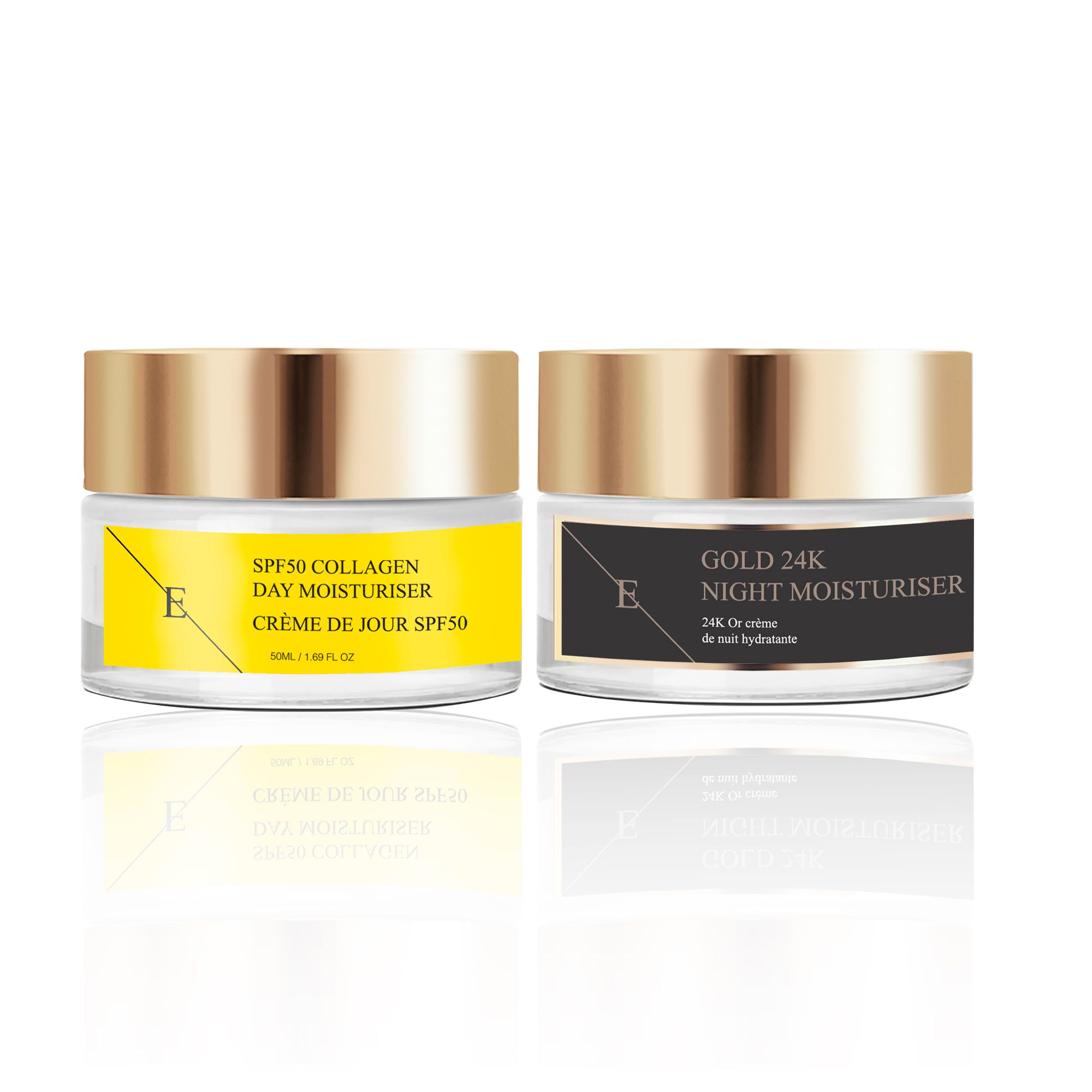 ErthSkin London SPF DAY CREAM + ANTI WRINKLE Night Moisturizer set 1 St