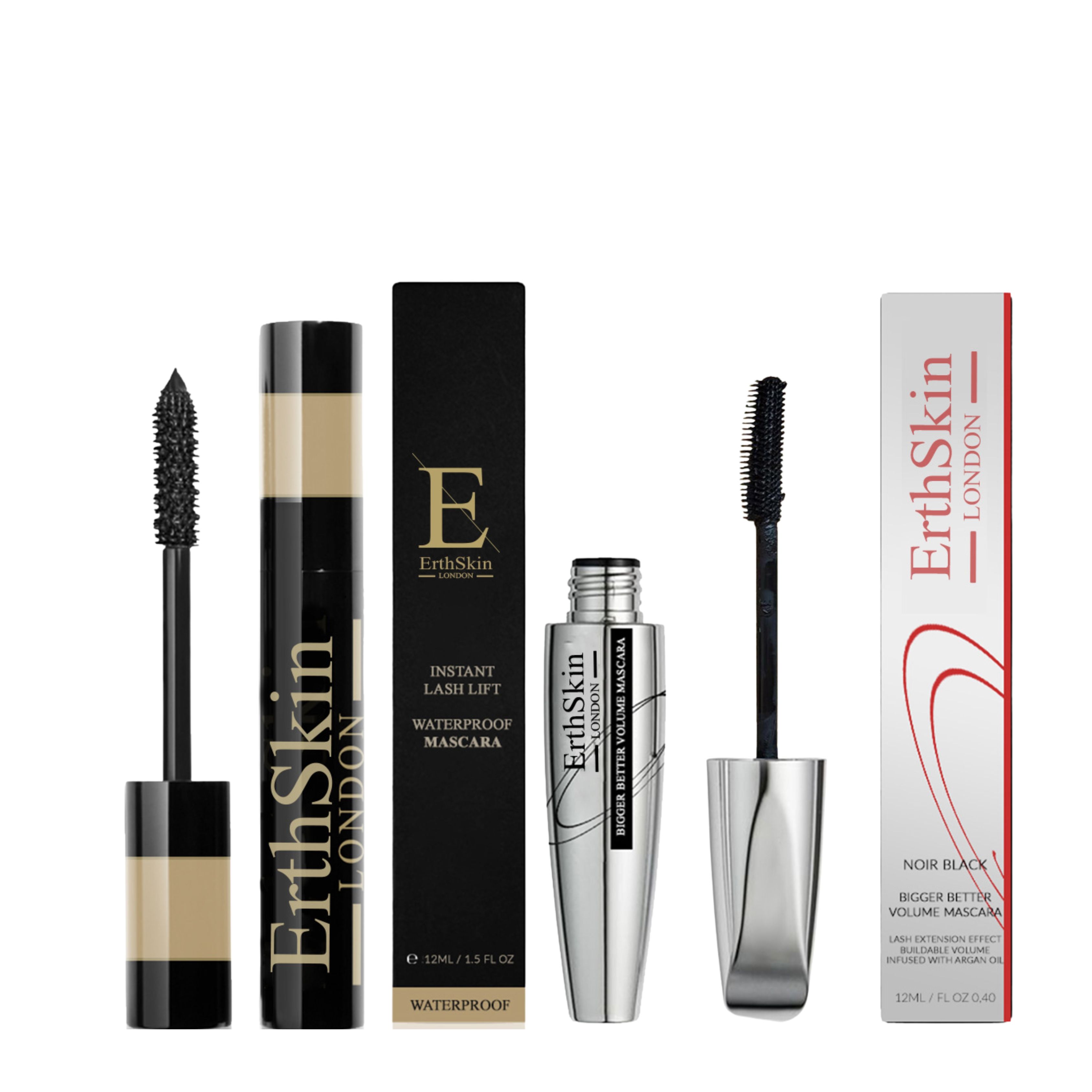 ErthSkin London Eyelash Lifting Mascara + Volume Mascara, 12 ml