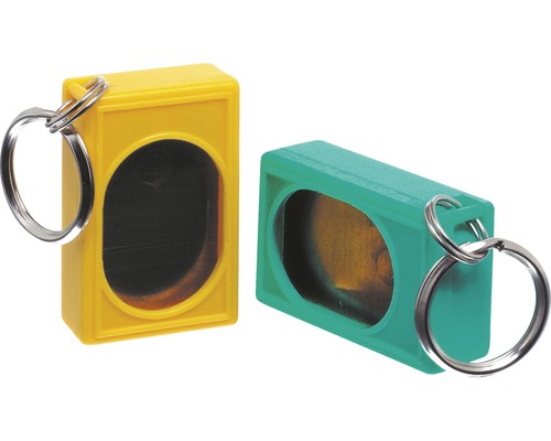 Educational aid dog Karlie Clicker dog acoustic trainer, training, also suitable for horses, cats, birds etc., assorted colors yellow or blue