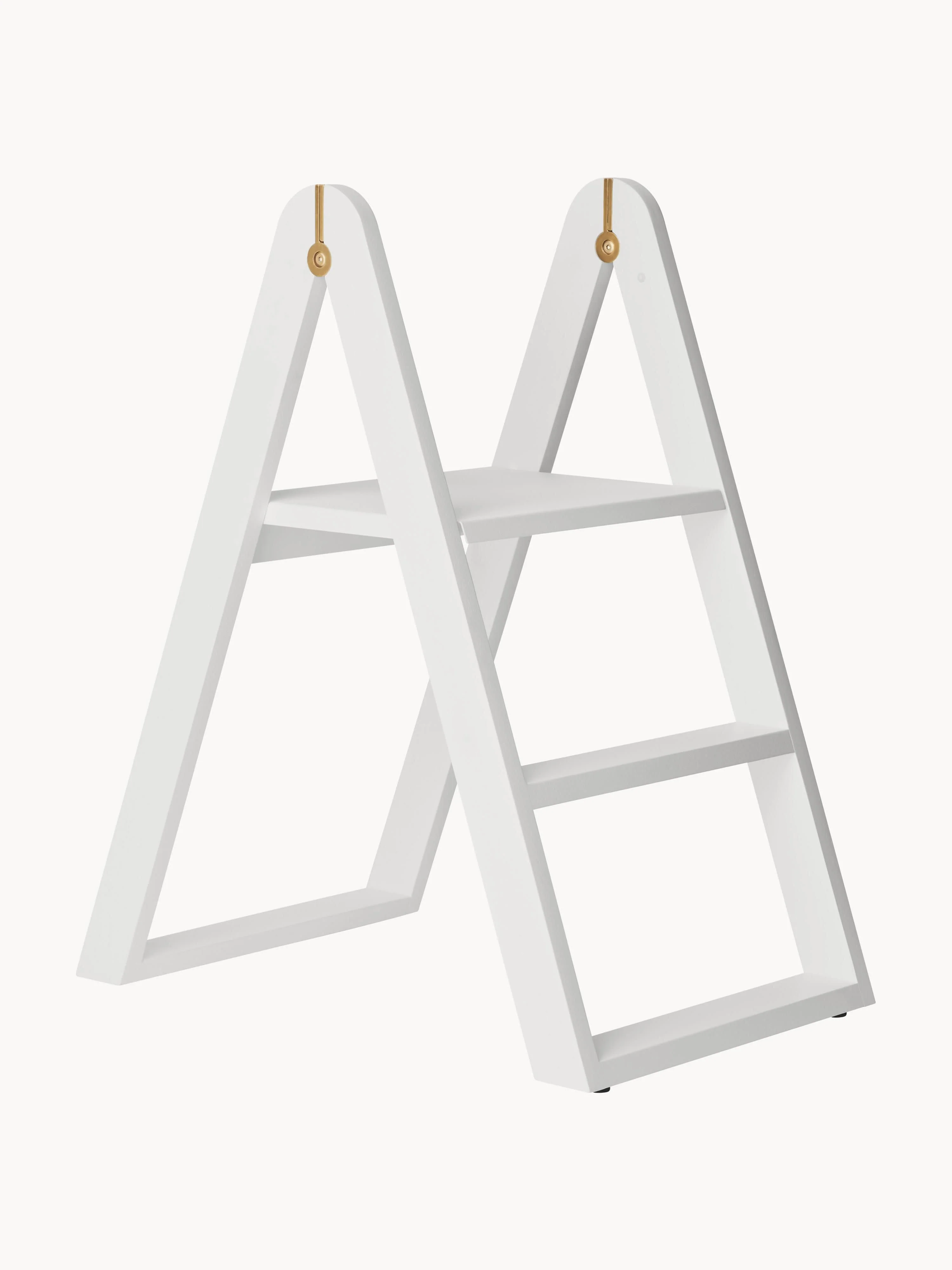 gejst Ash wood stepladder Reech, White