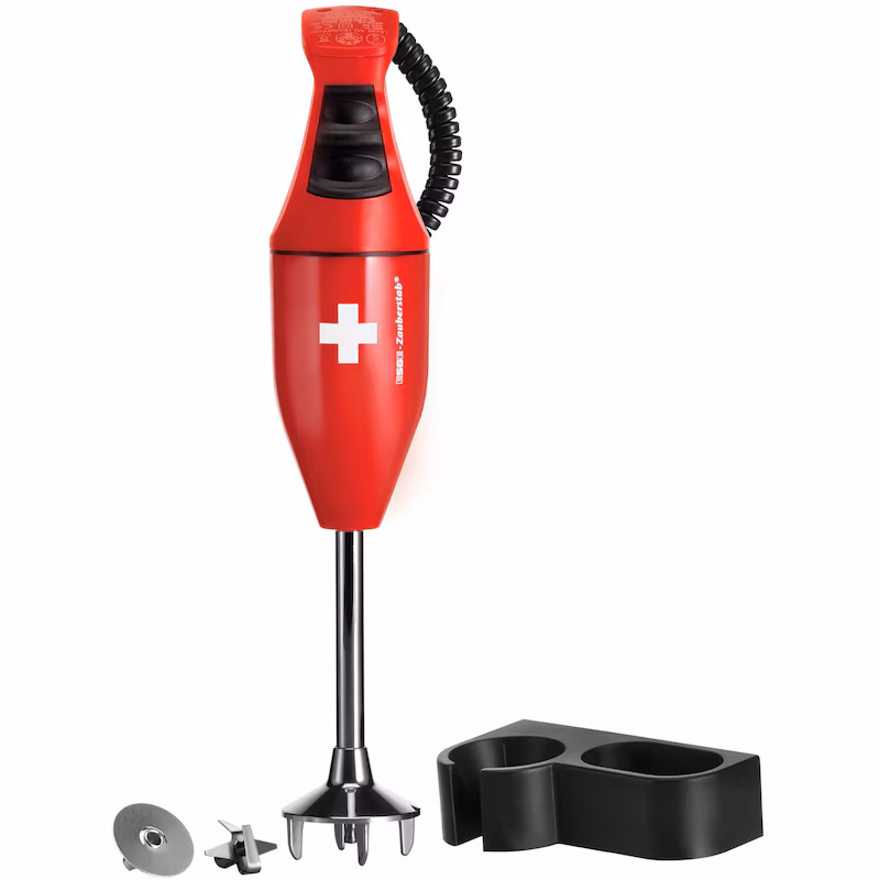 ESGE Magic Wand 90212 E 120 Select, incl. multi-blade, whisk, wall mount, hand blender Swiss/red, up to 10 rpm