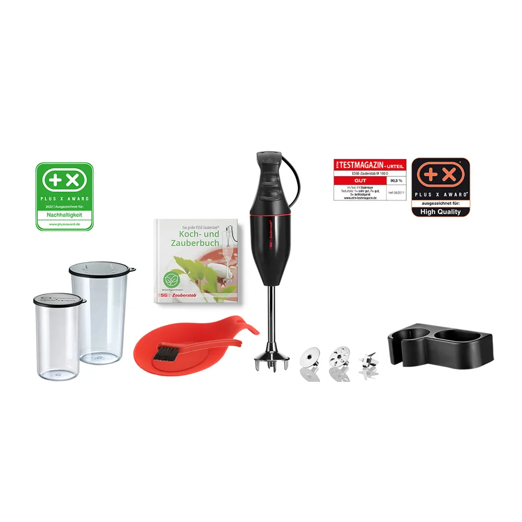 ESGE Magic Wand M 100 Premium Set 9142600, hand blender, immersion blender, incl. accessories, AC motor, 10l liquid capacity.