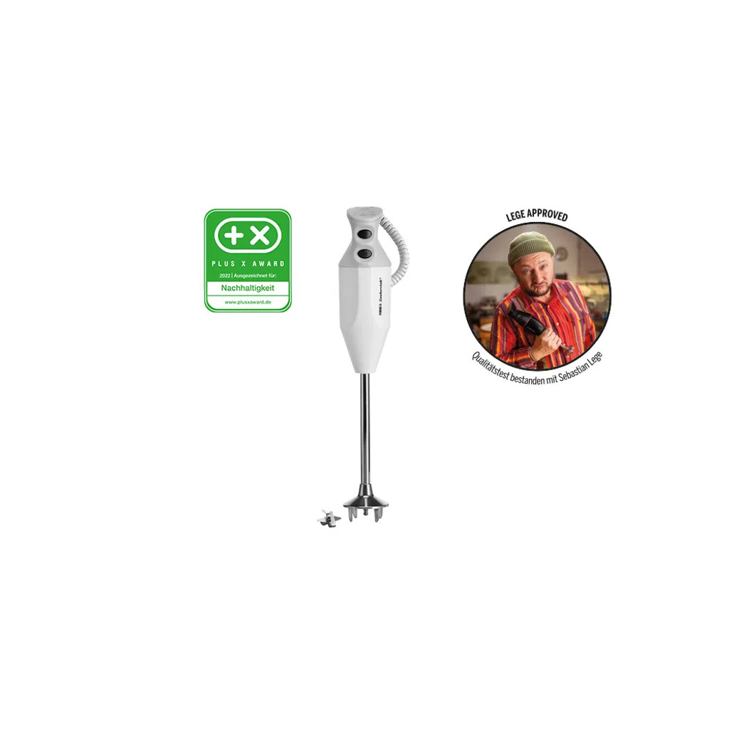 ESGE Magic Wand P 350 Professional, hand blender white including multi-function blade, up to 22,000 rpm, 90880, white/grey
