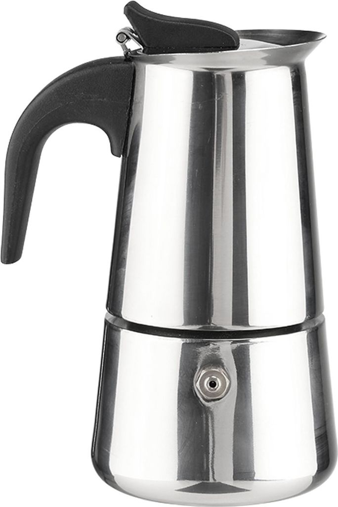 HAC24 Stainless steel espresso maker for 2 cups of espresso, coffee pot, coffee maker, coffee moka pot