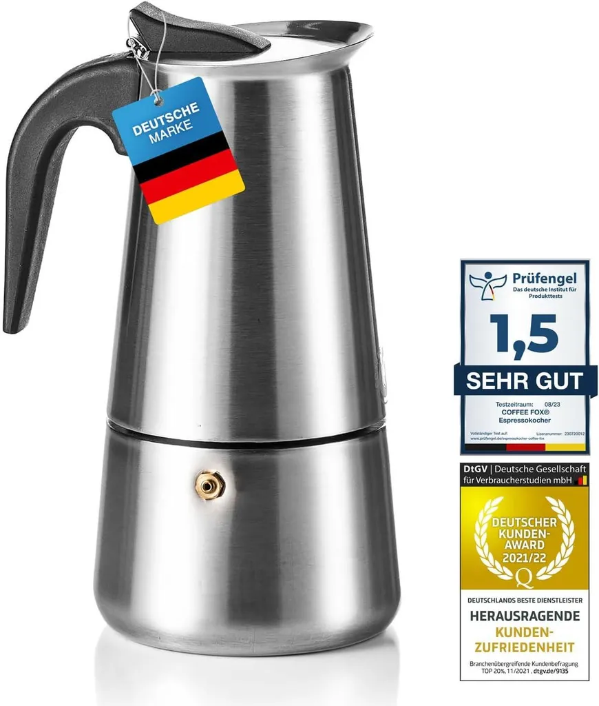 Espresso maker from Coffee Fox (9 cups)