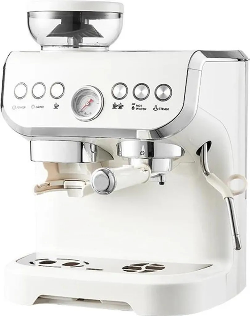 StarTech Espresso machine/coffee maker - AC-517EA - 1450 W - 20 bar - Pressure gauge - Pre-infusion - EU plug - Up to 5 cups - White