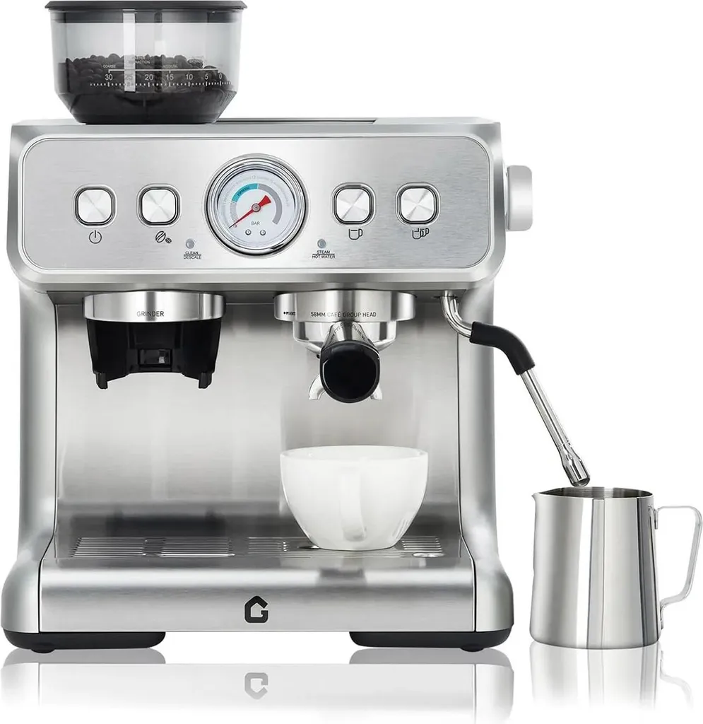 StarTech Espresso machine - Fully automatic - Stainless steel housing - Makes less than 5 cups - EU plug - 110–220V - White