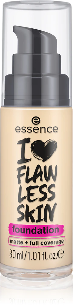 essence I LOVE FLAWLESS SKIN covering make-up with a matt effect None