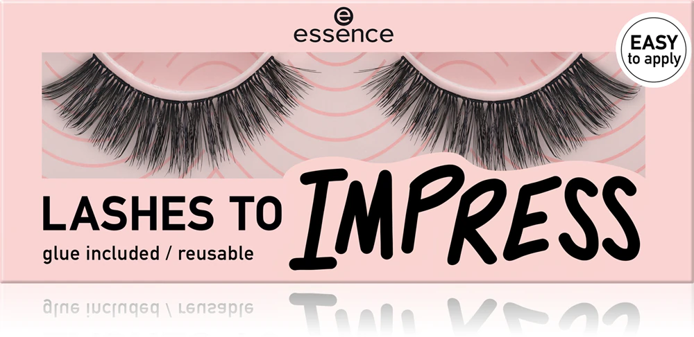 essence LASHES TO IMPRESS artificial eyelashes for volume and density of the eyelashes