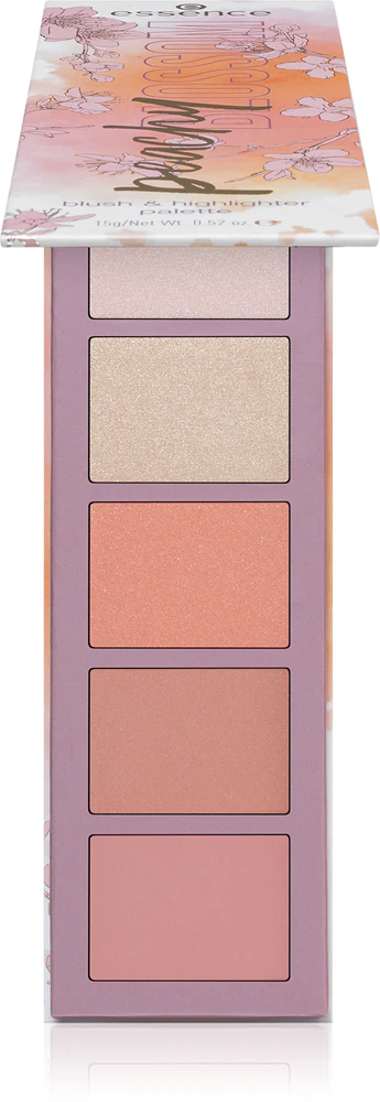 essence Peachy Blossom blush and highlighter palette