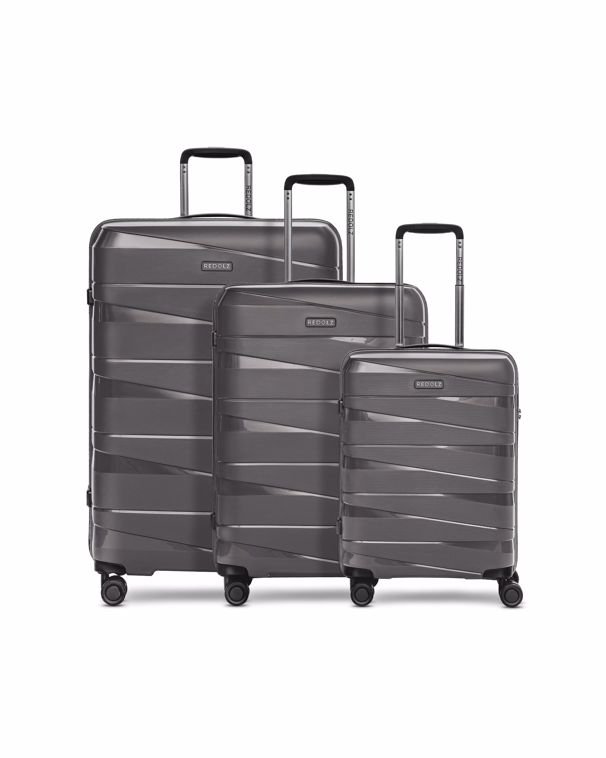 REDOLZ Essentials 10 3-SET 4 wheel suitcase set 3-piece suitcase Essentials 10 3-SET 4 Rollen Kofferset 3-teilig