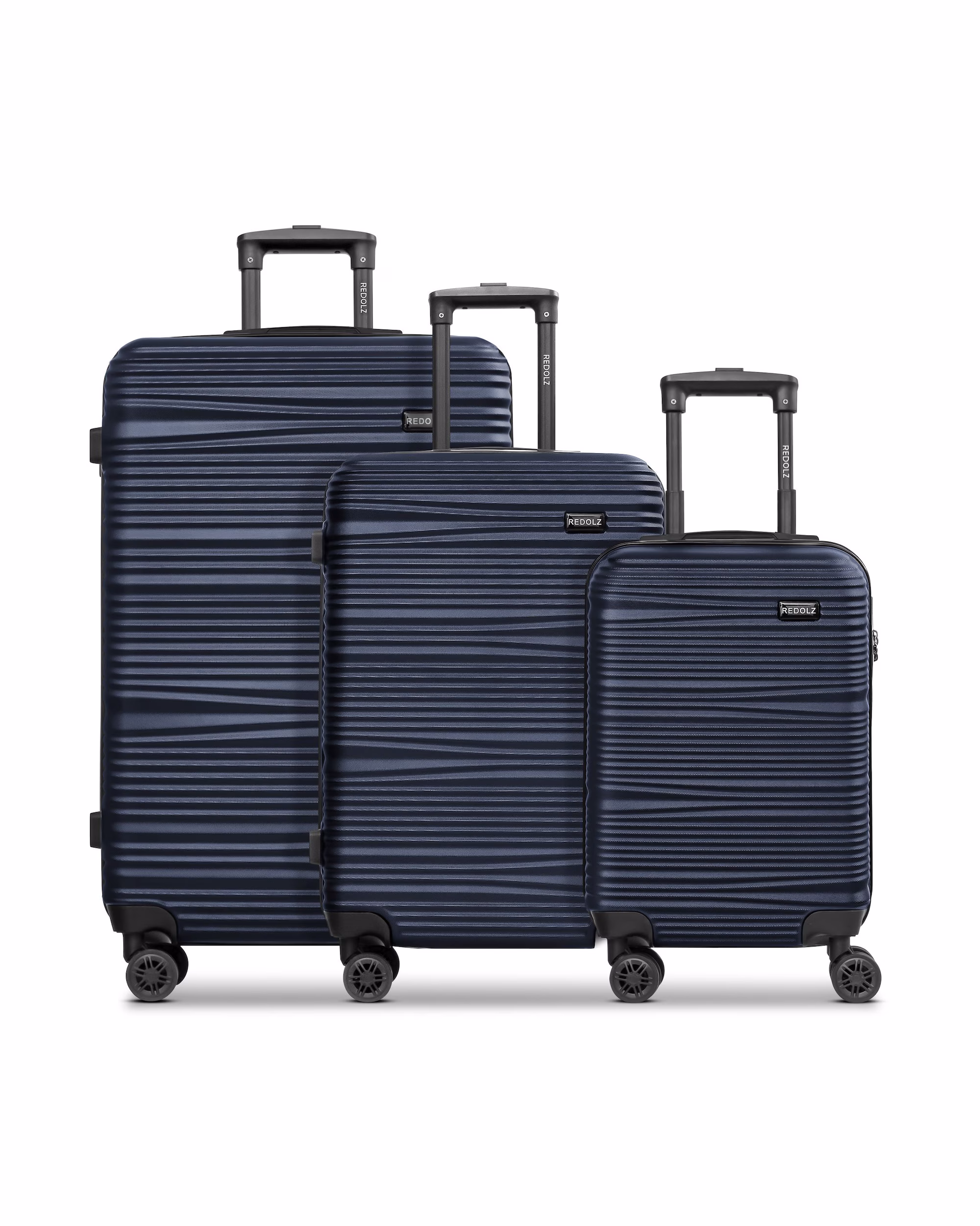 REDOLZ Essentials 16 3-SET 4 wheel suitcase set 3-piece suitcase Essentials 16 3-SET 4 Rollen Kofferset 3-teilig
