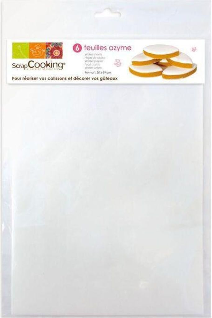 ScrapCooking Edible paper for macarons and calissons