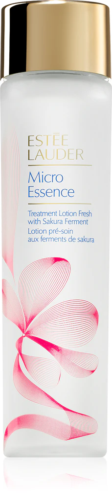 Estée Lauder Micro Essence Treatment Lotion Fresh with Sakura Ferment beautifying fluid to rejuvenate facial skin