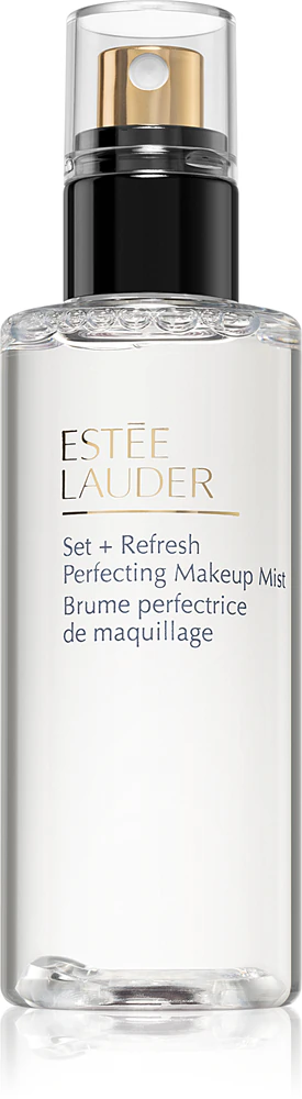 Estée Lauder Set+Refresh Perfecting Makeup Mist Spray to fix make-up on the face