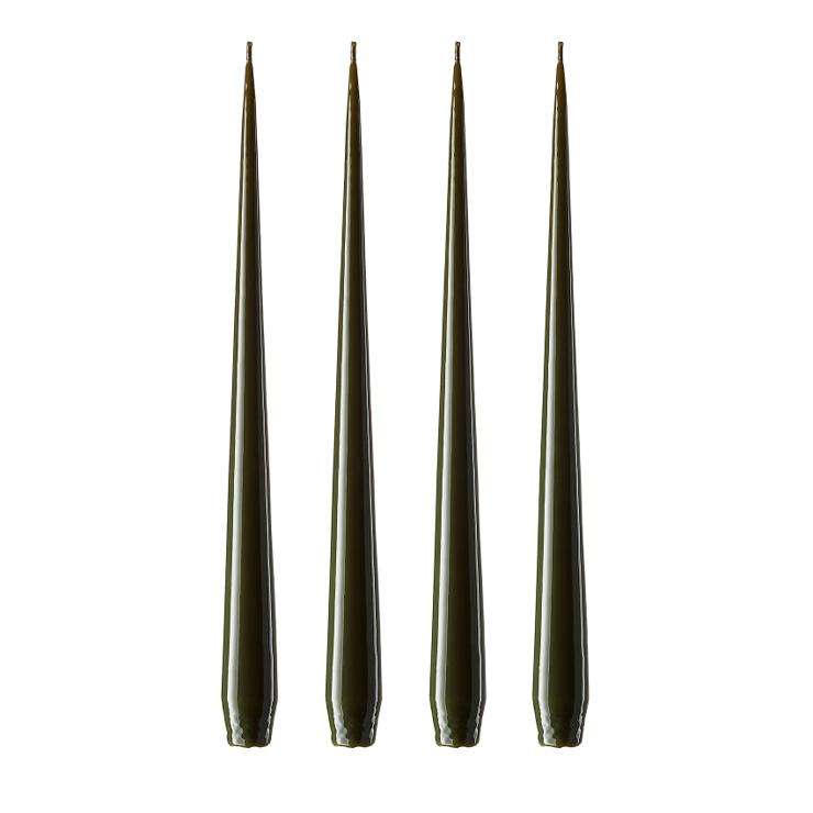 ester--erik Ester & Erik Candle 32Cm 4 Pack Dark Olive Green