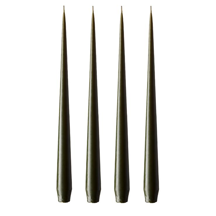 ester--erik Ester & Erik Candle 42Cm 4 Pack Dark Olive Green